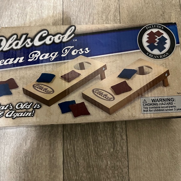 Bean Bag Toss Game - Brown, Blue, Red - Picture 1 of 1